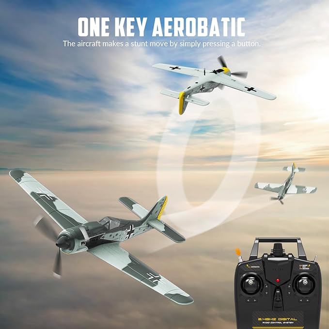 One‑key takeoff, aerobatics, and return